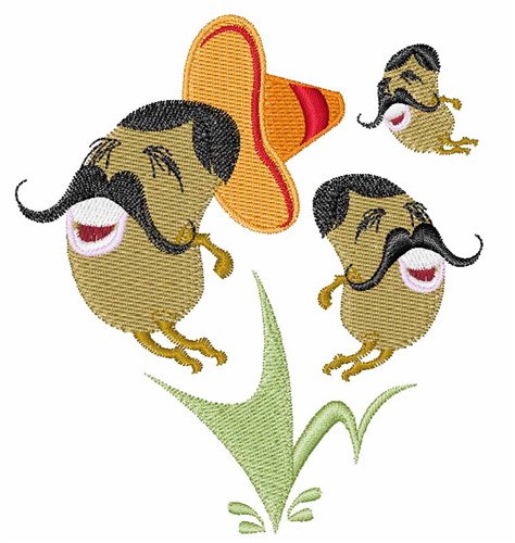 Mexican Jumping Beans Machine Embroidery Design