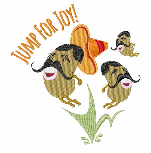 Jump for Joy Machine Embroidery Design