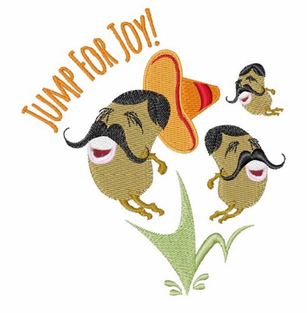Picture of Jump for Joy Machine Embroidery Design