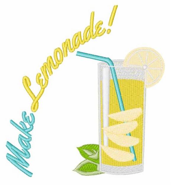 Picture of Make Lemonade Machine Embroidery Design