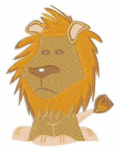 Big Lion Machine Embroidery Design