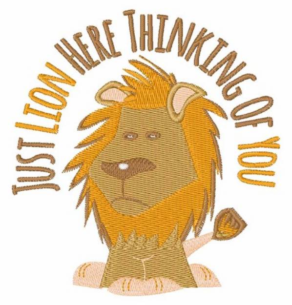 Picture of Just Lion Machine Embroidery Design