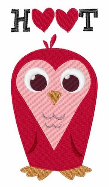 Picture of Hoot Hearts Machine Embroidery Design