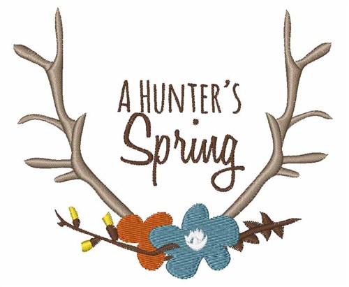 Hunters Spring Machine Embroidery Design