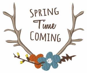 Picture of Spring TIme Coming Machine Embroidery Design