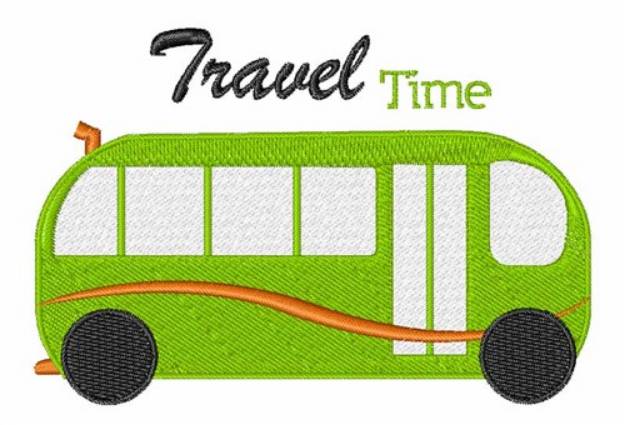 Picture of Travel Time Machine Embroidery Design