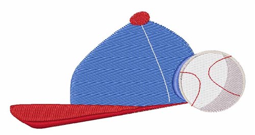 Hat & Ball Machine Embroidery Design