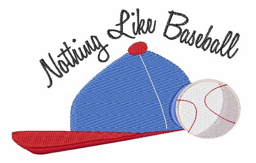 Like Baseball Machine Embroidery Design