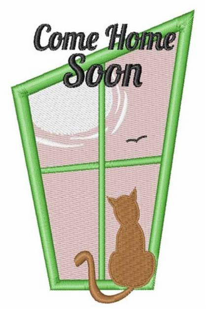 Picture of Come Home Soon Machine Embroidery Design