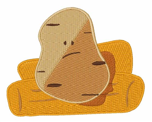 Couch Potato Machine Embroidery Design