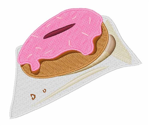 Frosted Doughnut Machine Embroidery Design