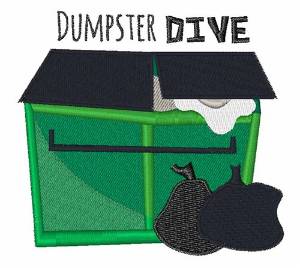 Picture of Dumpster Dive Machine Embroidery Design