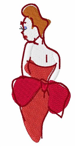 Sophisticated Lady Machine Embroidery Design
