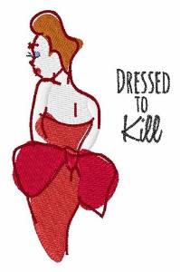 Picture of Dressed To Kill Machine Embroidery Design