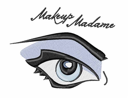 Makeup Madame Machine Embroidery Design