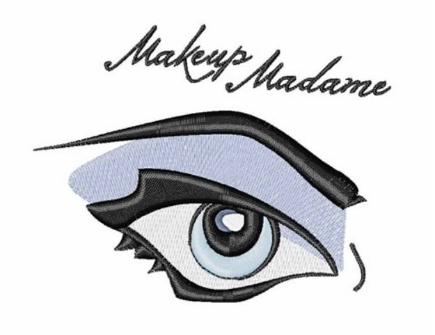 Picture of Makeup Madame Machine Embroidery Design