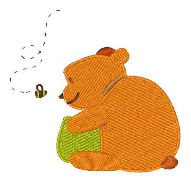 Picture of Bee & Bear Machine Embroidery Design