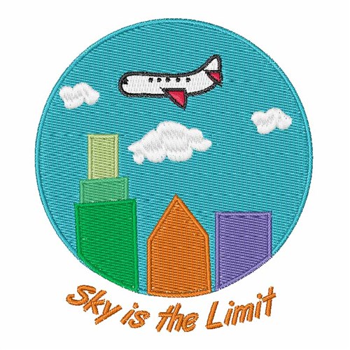 Sky Is The Limit Machine Embroidery Design