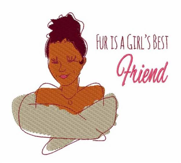 Picture of Girls Best Friend Machine Embroidery Design