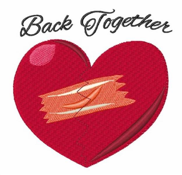 Picture of Back Together Machine Embroidery Design