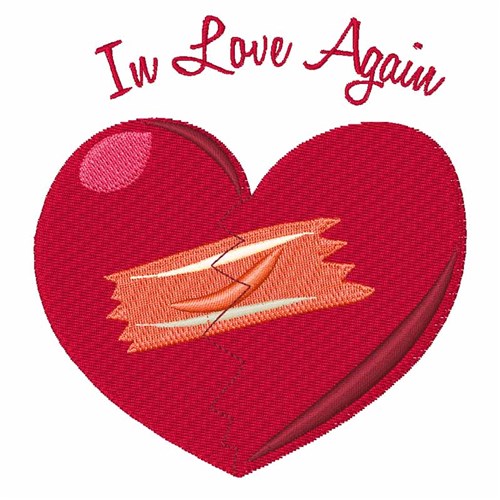 In Love Again Machine Embroidery Design