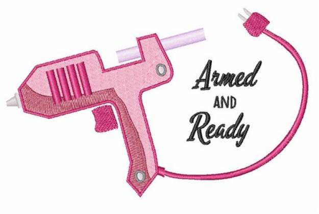 Picture of Armed And Ready Machine Embroidery Design