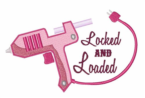 Locked And Loaded Machine Embroidery Design