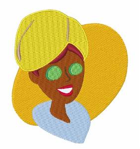 Picture of Spa Lady Machine Embroidery Design