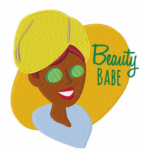 Beauty Babe Machine Embroidery Design