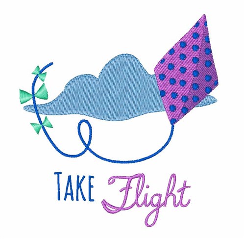 Take Flight Machine Embroidery Design