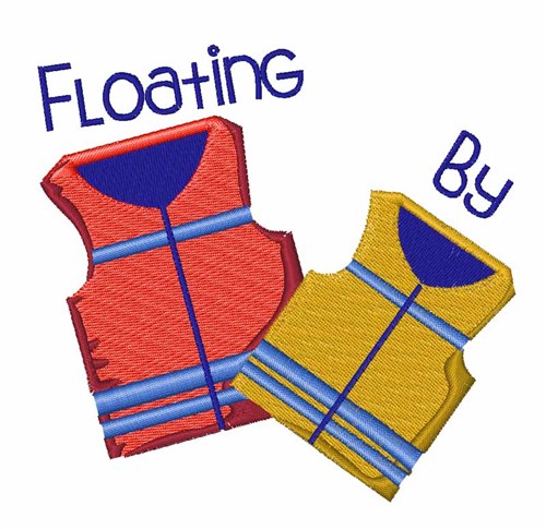 Floating By Machine Embroidery Design