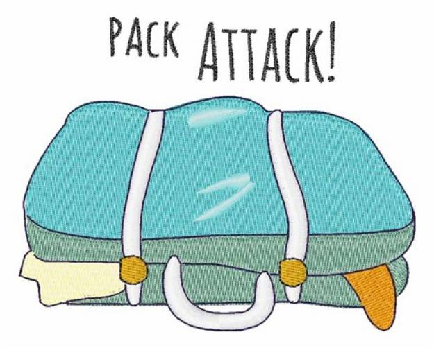 Picture of Pack Attack Machine Embroidery Design
