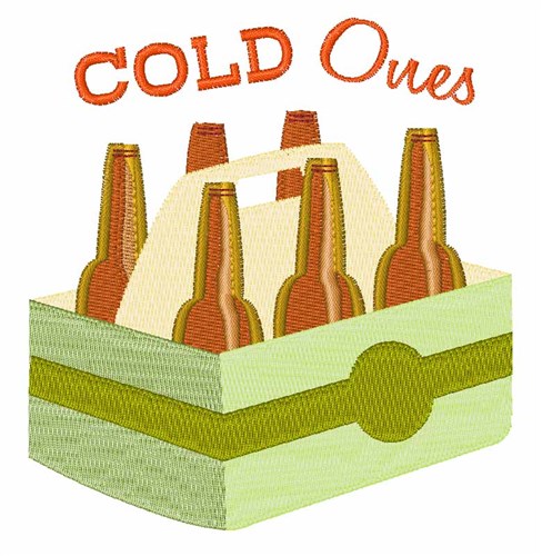 Cold Ones Machine Embroidery Design