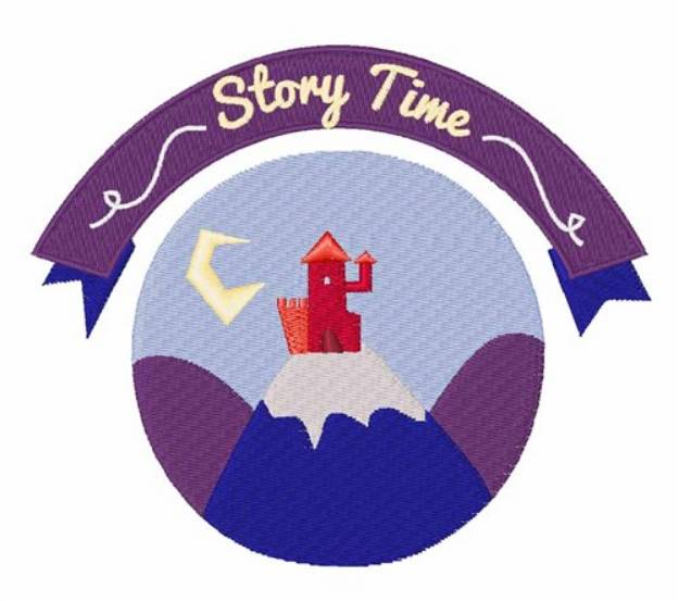 Picture of Story Time Machine Embroidery Design