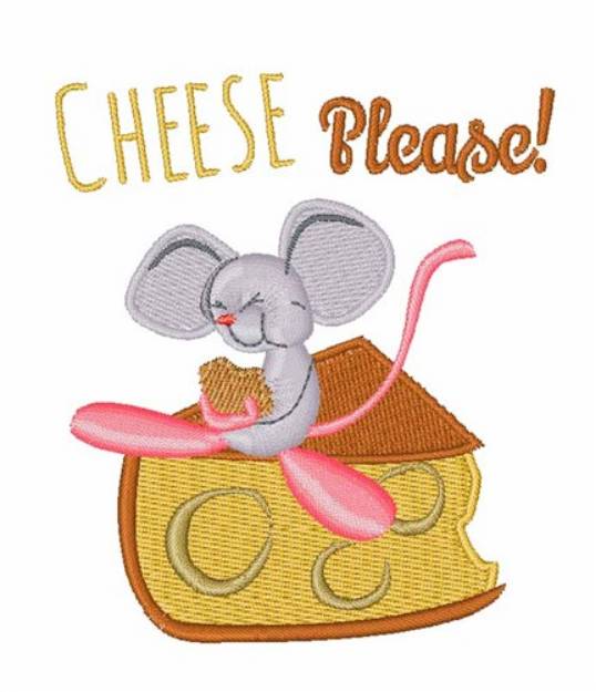 Picture of Cheese Please Machine Embroidery Design