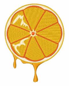 Picture of Orange Slice Machine Embroidery Design