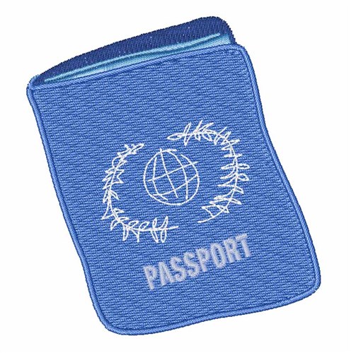 Passport Machine Embroidery Design