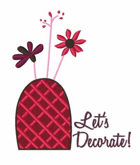 Picture of Lets Decorate Machine Embroidery Design