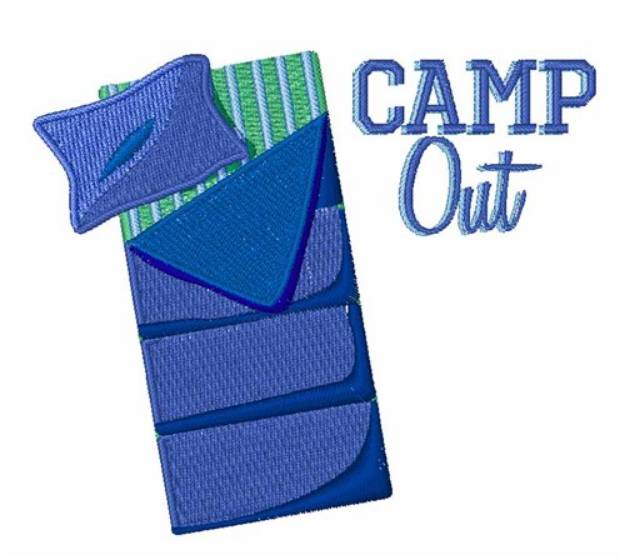 Picture of Camp Out Machine Embroidery Design