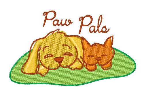 Paw Pals Machine Embroidery Design