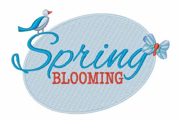 Picture of Spring Blooming Machine Embroidery Design