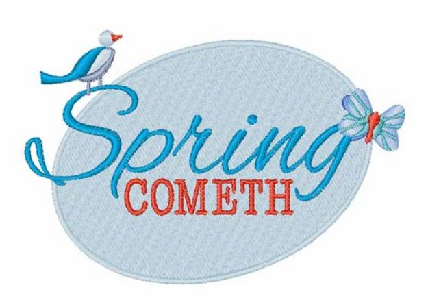 Picture of Spring Cometh Machine Embroidery Design