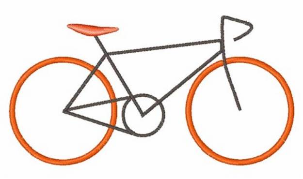 Picture of Bicycle Machine Embroidery Design