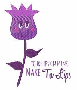 Picture of Make Tu Lips Machine Embroidery Design
