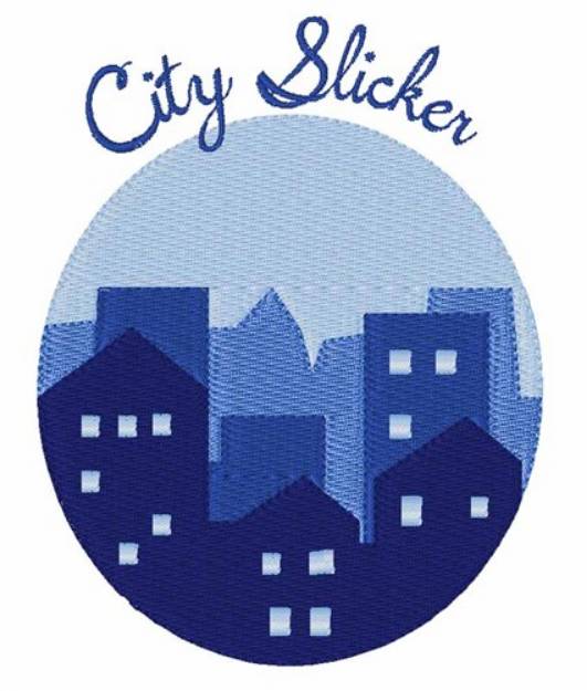Picture of City Slicker Machine Embroidery Design