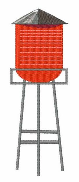 Picture of Water Tower Machine Embroidery Design