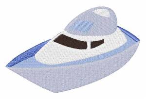 Picture of Speedboat Machine Embroidery Design