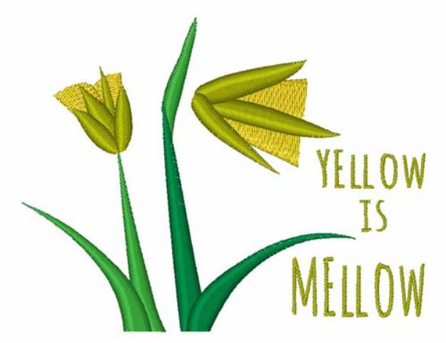 Picture of Yellow Is Mellow Machine Embroidery Design