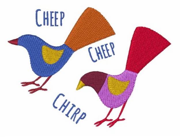 Picture of Cheep Chirp Machine Embroidery Design