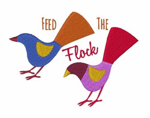 Picture of Feed The Flock Machine Embroidery Design